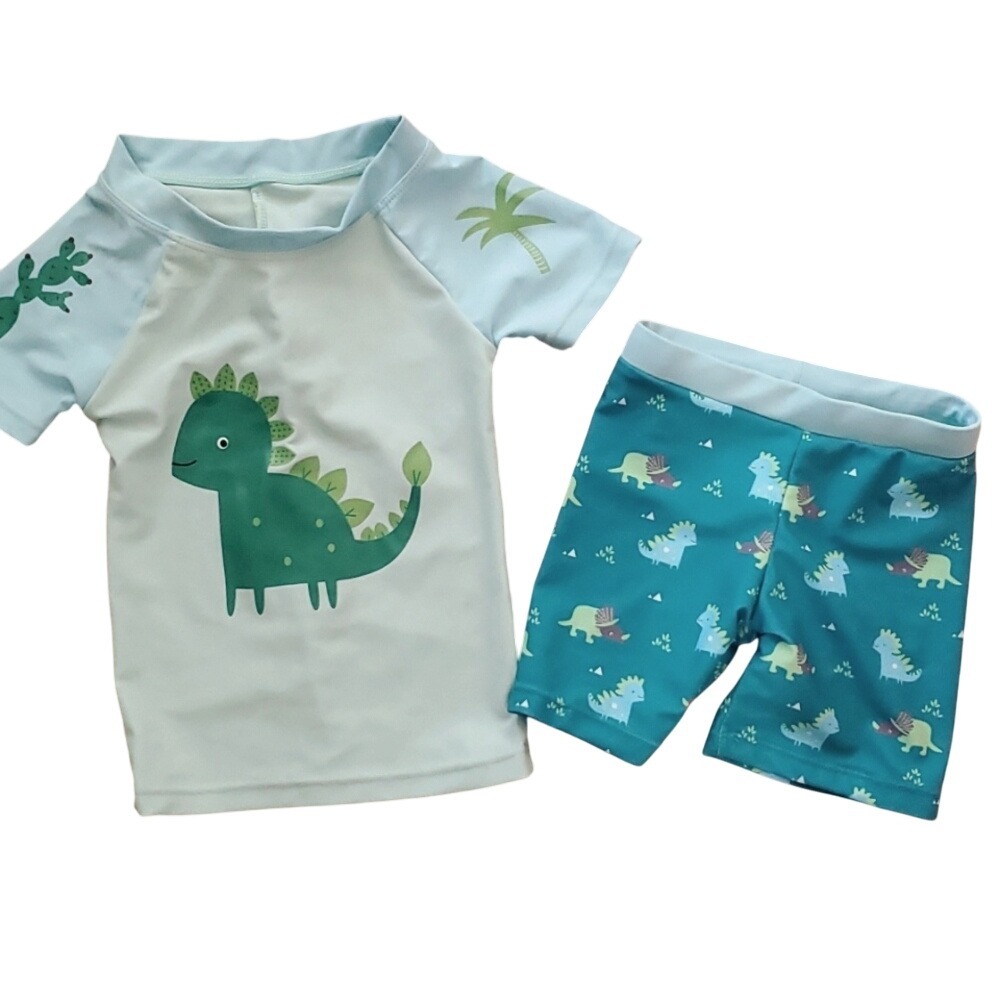 2 Piece Toddler Dinosaur Swimsuit‎ Size 2